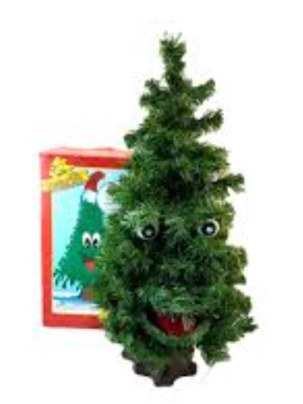 🎄🎅NEW VTG 1996 Gemmy Douglas Fir Talking Christmas Tree Cassette Complete Rare